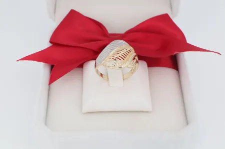 Exkluzív kő nélküli arany gyűrű (gy1413)