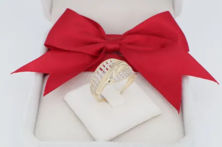 Modern Vágott Design Arany Gyűrű (gy1525)