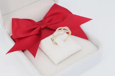 Klasszikus női arany gyűrű (gy1623)