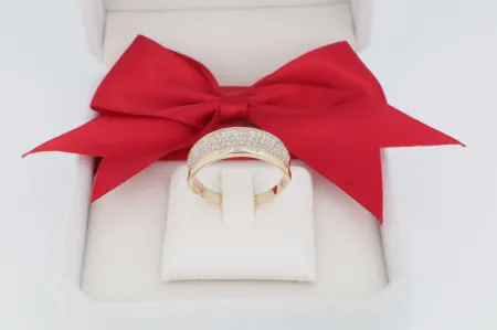 Cirkónia köves arany gyűrű (gy1692)