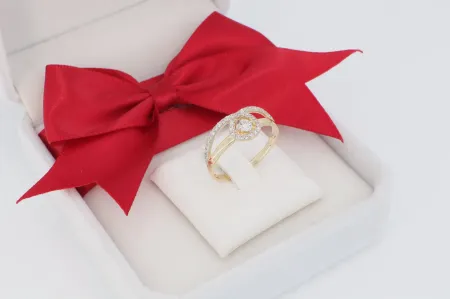 Elegáns arany női gyűrű (gy1749)