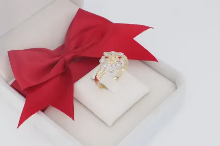 Pompás Aranycsokor Női Arany Gyűrű (gy1932)