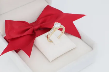 Exkluzív arany eljegyzési gyűrű (gy1950)