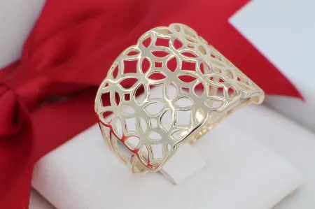 Könnyed Női Arany Gyűrű Kő Nélküli Légies Design (gy1981)