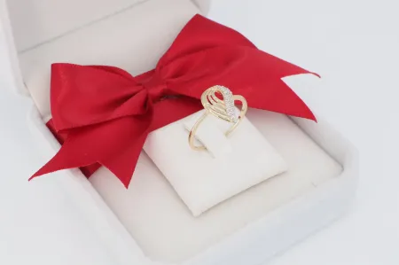 Csepp női arany gyűrű (gy2007)