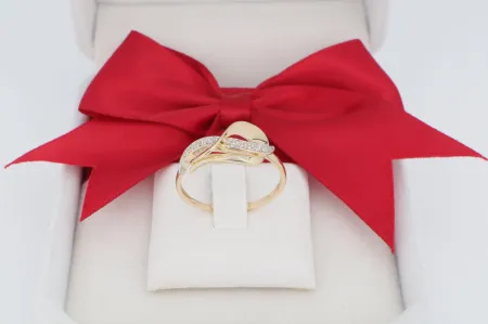 Elegáns női arany gyűrű (gy2072)