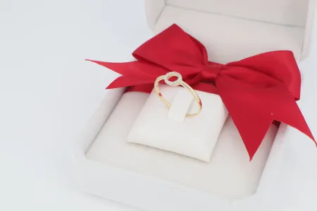 Kerek pici arany gyűrű (gy2105)