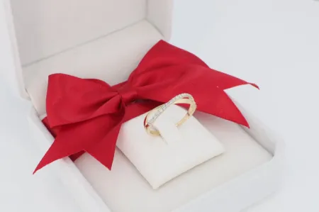 Örök Kötelék Fonott arany gyűrű (gy2108)