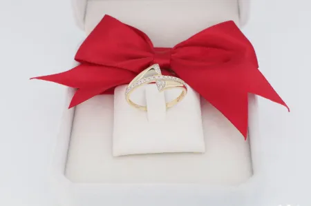 Luxus női arany gyűrű (gy2115)