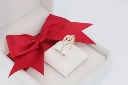 Elegáns arany gyűrű (gy2120)