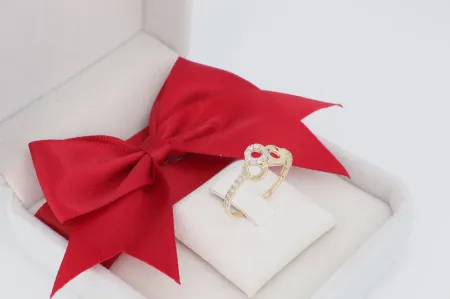 Divatos arany gyűrű (gy2121)