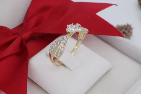 Divatos eljegyzési gyűrű (gy2126)