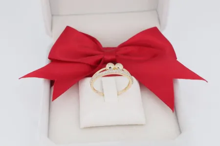 Divatos arany gyűrű (gy2128)