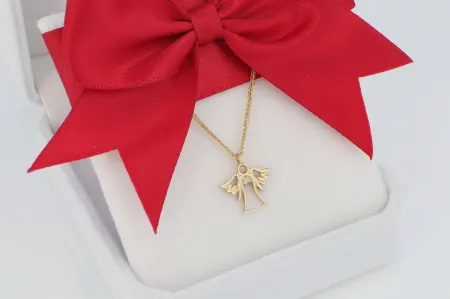 Angyal medál nyaklánccal (nym130)