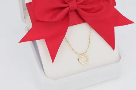 Szív medál nyaklánccal (nym133)