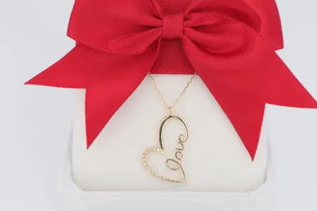 Szív medál nyaklánccal (nym174)