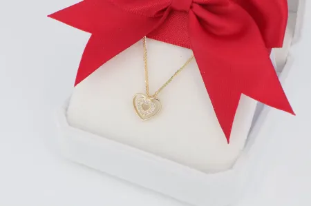 Szív medál nyaklánccal (nym262)