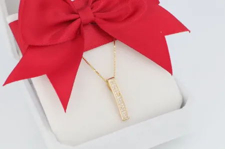 Elegáns arany nyaklánc medállal (nym289)