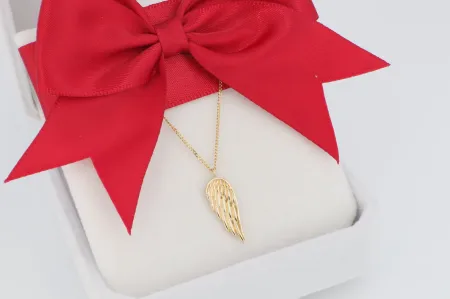 Angyal szárny Szabadság és Védelem medál nyaklánccal (nym293)